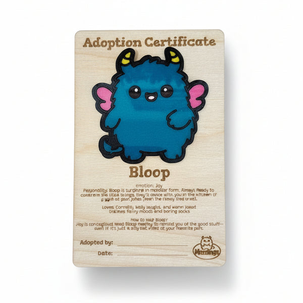 Monster Adoption Kit - Noodle Art - Painted Door on Main