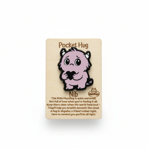 Monster Pocket Hug - Noodle Art - Painted Door on Main