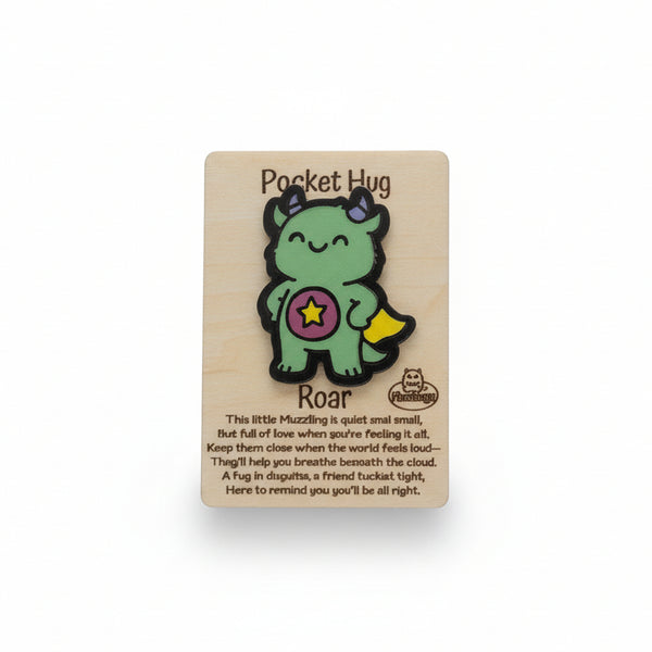 Monster Pocket Hug - Noodle Art - Painted Door on Main