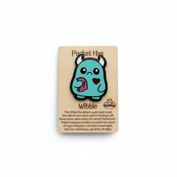 Monster Pocket Hug - Noodle Art - Painted Door on Main