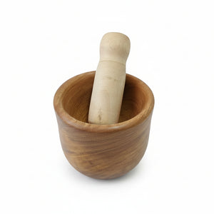 Wood Mortar + Pestle - Bob Shave Woodworks - Painted Door on Main