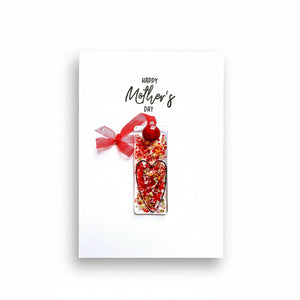 Mother's Day Card + Fused Glass Sun Catcher - Haven Glass Studio - Painted Door on Main