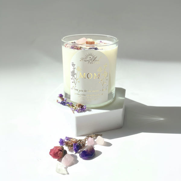 Mother's Day Luxury Crystal Candle - Bewitched Aromas - Painted Door on Main