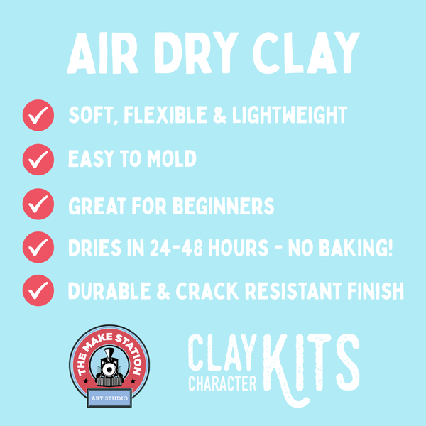Mouse Air Dry Clay Kit - The Make Station - Painted Door on Main