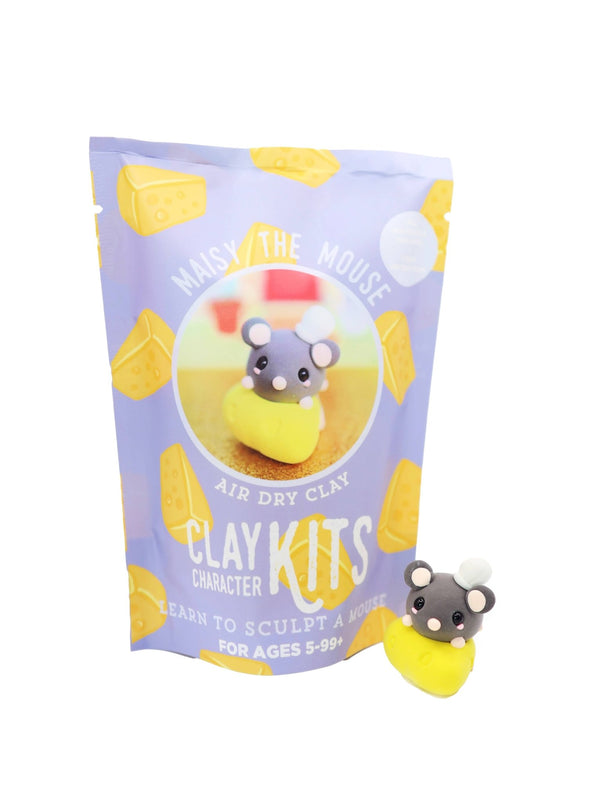 Mouse Air Dry Clay Kit - The Make Station - Painted Door on Main