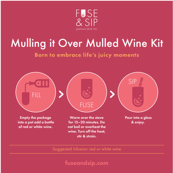 Mulling it Over Mulled Wine Kit - Fuse and Sip - Painted Door on Main