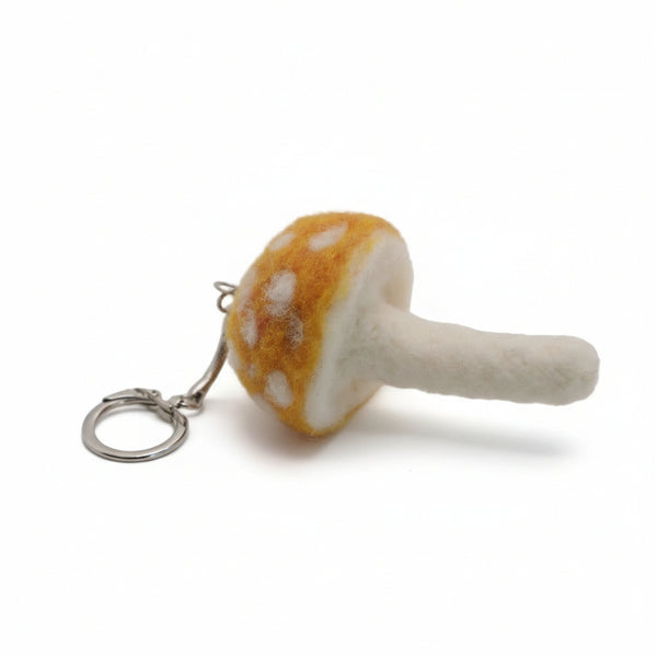 Mushroom Keychains - Elaine Grandon Fibre Arts - Painted Door on Main