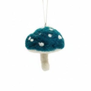 Mushroom Ornaments - Elaine Grandon Fibre Arts - Painted Door on Main