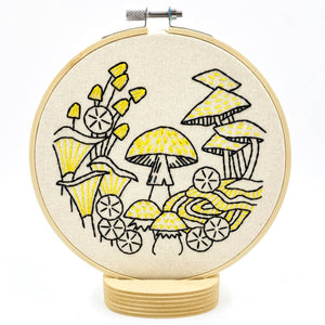 Mushrooms Embroidery Kit - Hook, Line & Tinker - Painted Door on Main