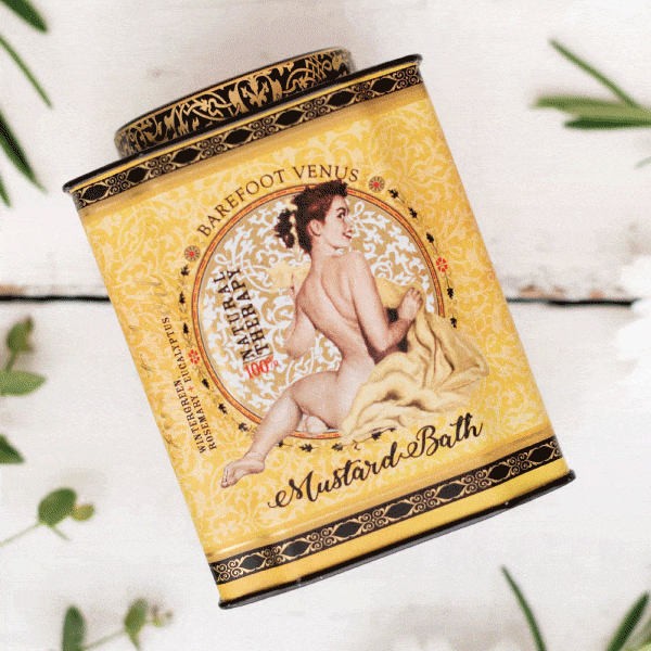819-06 Natural Mustard Bath - Barefoot Venus