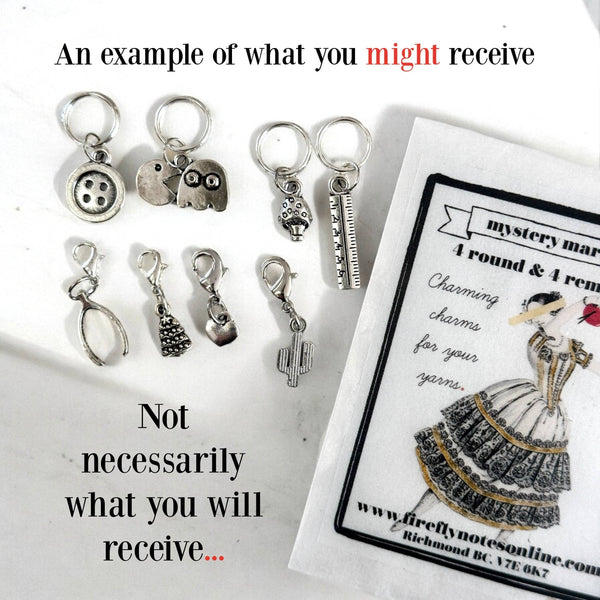 Mystery Stitch Markers – Firefly Notes - Painted Door on Main