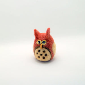 Needle Felted Owls | Fall Decor - Painted Door on Main