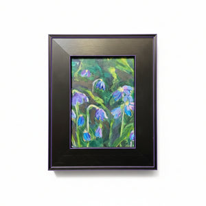 'Night Flowers' Original Art (5x7) - Betty Schriver Art - Painted Door on Main