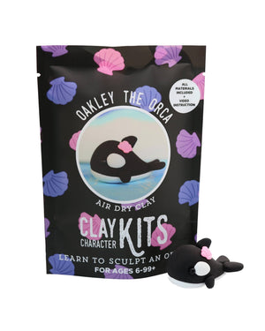 Oakley the Orca DIY Air Dry Clay Kit - Painted Door on Main