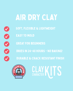 Octopals DIY Air Dry Clay Kit - Painted Door on Main