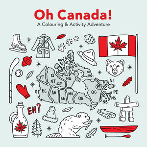 Oh Canada! A Colouring & Activity Adventure Book - Painted Door on Main
