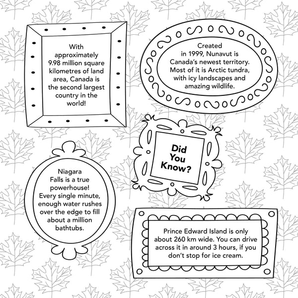 Oh Canada! A Colouring & Activity Adventure Book - Painted Door on Main