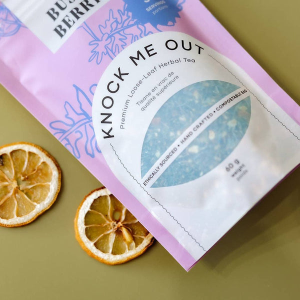 Organic Knock Me Out Tea - Bush Berry - Painted Door on Main