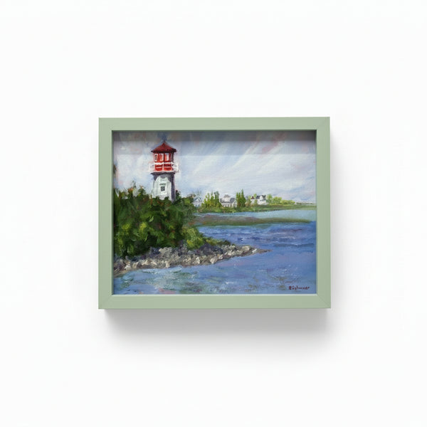 Framed Acrylic Originals - Betty Schriver Art - Painted Door on Main