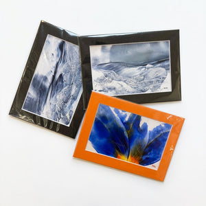Original Encaustic Art | 5x7" Matted - Painted Door on Main