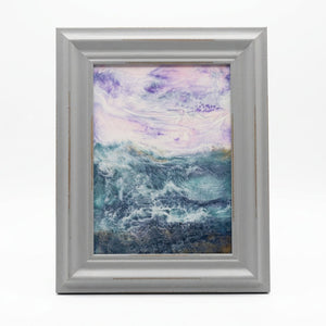 Original Encaustic Art | Framed - Painted Door on Main