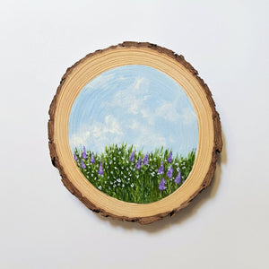 Original Oil on Wood 6" - Painted Door on Main