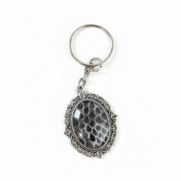 Ornate Snakeskin Keychains - Mr Slithers' Boutique - Painted Door on Main