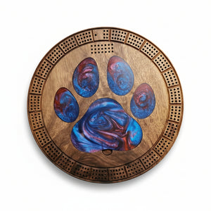 Paw Cribbage Boards - Two Guys With Wood YEG - Painted Door on Main