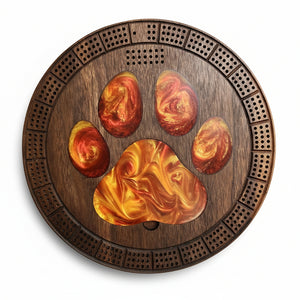 Paw Cribbage Boards - Two Guys With Wood YEG - Painted Door on Main