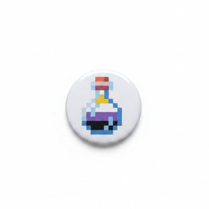 Pixel Pride Potion Bottle Pin-Back Buttons - Painted Door on Main