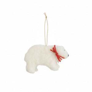 Polar Bear Ornaments - Elaine Grandon Fibre Arts - Painted Door on Main
