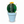 Load image into Gallery viewer, Potted Cactus - A Touch Of Glass - Painted Door on Main
