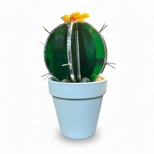 Potted Cactus - A Touch Of Glass - Painted Door on Main