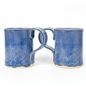 Rustic Pottery Mugs - Jasmin Alstad - Painted Door on Main