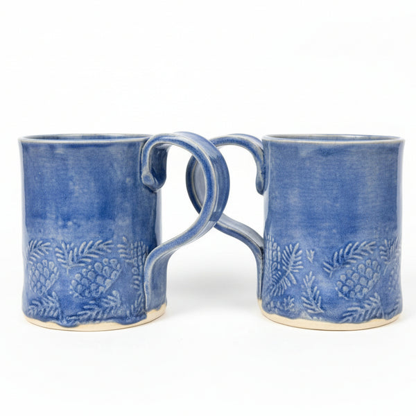 Rustic Pottery Mugs - Jasmin Alstad - Painted Door on Main