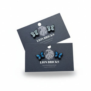 Premium Stud Earrings - Lion Bricks - Painted Door on Main