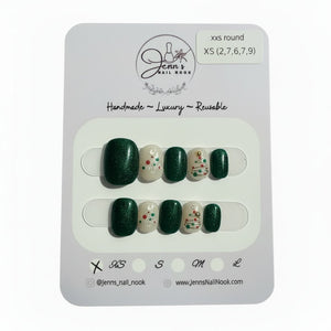 Press On Nails (Round) - Jenn's Nail Nook - Painted Door on Main