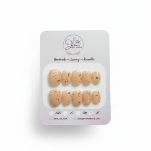 Press On Nails (Round) - Jenn's Nail Nook - Painted Door on Main