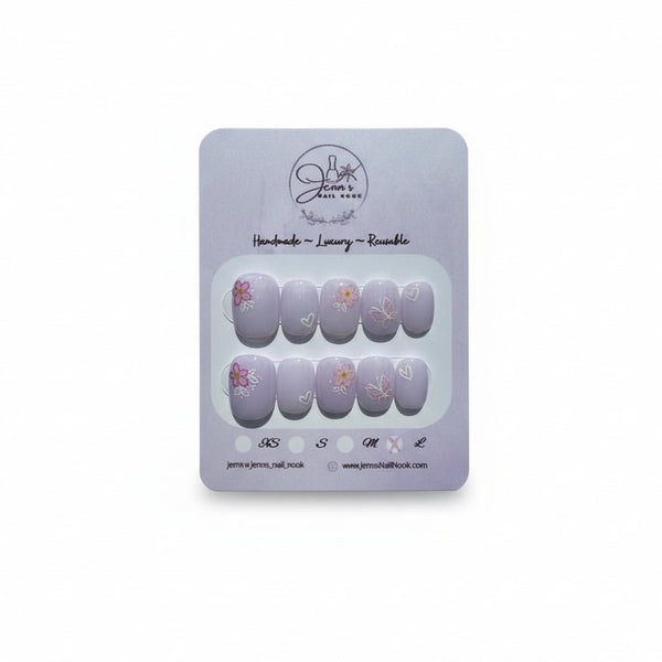 Press On Nails (Squoval) - Jenn's Nail Nook - Painted Door on Main