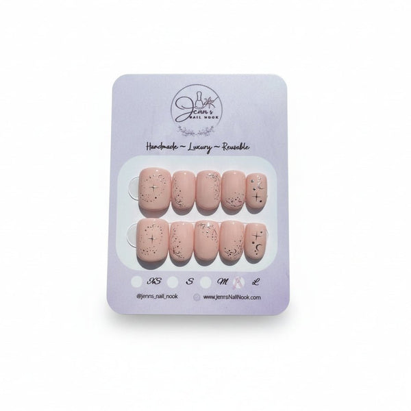 Press On Nails (Squoval) - Jenn's Nail Nook - Painted Door on Main