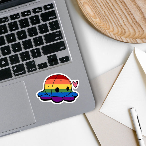 Pride Stickers - Rebel and Siren - Painted Door on Main