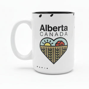 Heart Alberta Mug - Proud Canadian Collection - Painted Door on Main