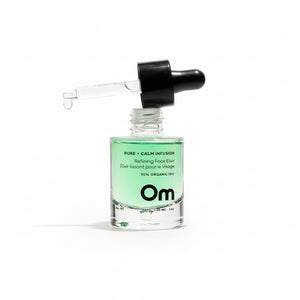 Pure + Calm Infusion Refining Face Elixir - Om Organics Skincare - Painted Door on Main