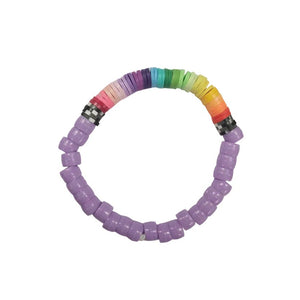 Rainbow and Solid Bracelet Beaumont Queer Youth - Painted Door on Main