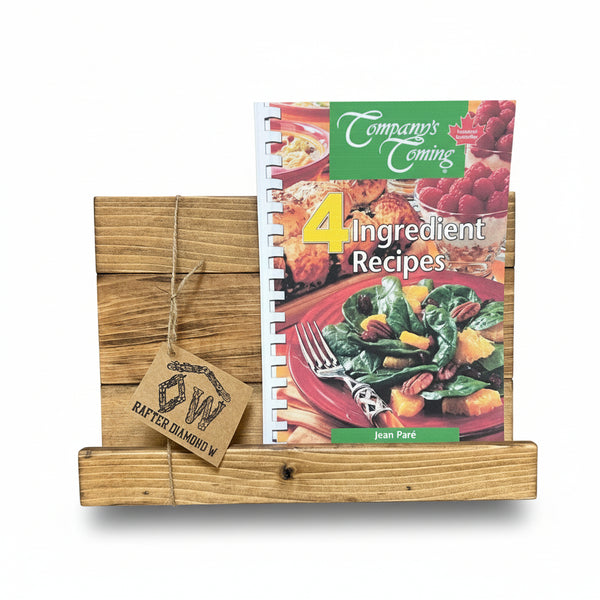 Recipe Book Holder - Rafter Diamond W - Painted Door on Main