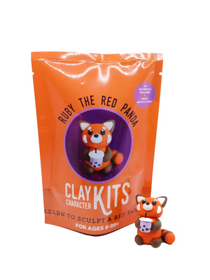 Red Panda Polymer Clay Kit - The Make Station - Painted Door on Main
