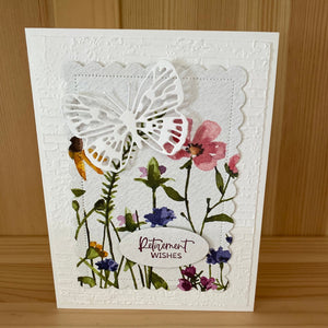 Retirement Cards - Crafty by Nicole - Painted Door on Main