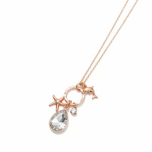 Starfish Cluster Necklace - Gracie Rose Designs - Painted Door on Main