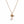 Rose Gold Quartz Bird Charm Necklace - Gracie Rose Designs - Painted Door on Main