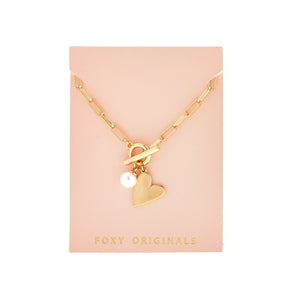 Rosie Heart Necklace - Foxy Originals - Painted Door on Main